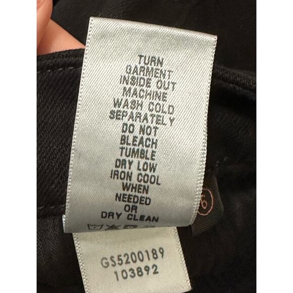 7 for all Mankind black bermuda shorts size 6 - Picture 5 of 10